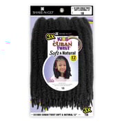 FreeTress Equal Braids 3X Kids Cuban Twist Soft N Natural 12"