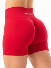 Sculpt Seamless Shorts - Cherry Red