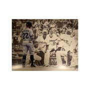 Andrew McCutchen Signed in Front of Team Spotlight 16x20 Photo