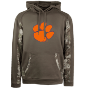 Clemson Performance Hoodie - Canteen/Strata