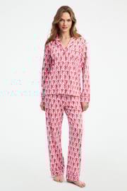 Monkey Long Sleeve Polo Pajamas