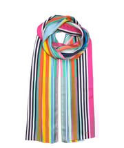 Tropic Stripe Silk Oblong
