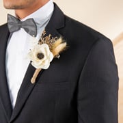 Retro Modern Father's Boutonniere (Set of 2)