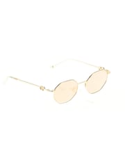 Valentino Gold Sunglasses One size