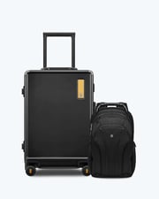 Hegent Luggage and Atlas Laptop Backpack Set
