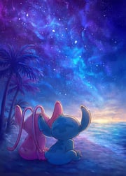 Stitch Angel Cosmic Beach