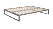 Mínimo Industrial Gunmetal® - Steel Bed Frame