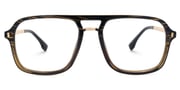 Aviator Kilworth Two-Tone Glasses deals -Zeelool Glasses