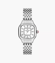 Meggie Stainless Steel Diamond Dial Watch