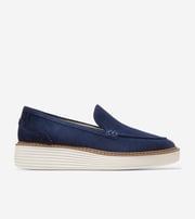 Women's ØriginalGrand Platform Venetian Loafers in Blue | Cole Haan
