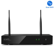 xmartO WNQ58/ WNQ28-DW 8 Channel 5MP Ultra HD Security Network Video Recorder NVR System with Built-in WiFi Router, Supports 8 Cameras, Supports up to 6TB HDD (HDD Not Included)