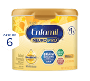 Enfamil® NeuroPro™ Infant Formula - Powder - 20.7 oz Tub (Case of 6)