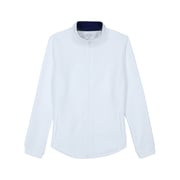 CASSIE PERFORMANCE STRETCH ZIP-UP ATHLETIC LIGHTWEIGHT JACKET - BRIGHT WHITE