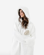 XO Checkerboard Snug Blanket Hoodie