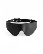 Hard Leather Blindfold Mask