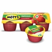 Mott's Strawberry Applesauce Cups, 6 ct / 4 oz