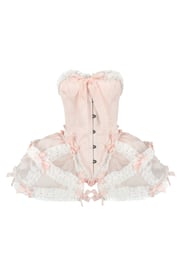 The Silk Satin Powder Gossamer Corset
