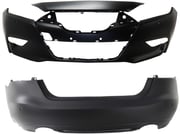 Replacement® 2017 Nissan Maxima - Front and Rear Primed Bumper Cover SET-RN01030002P-2