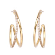 Double Oval Hoops
