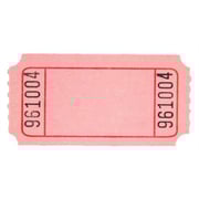 Pink Blank Ticket Roll