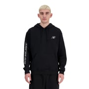New Balance Men Reflective Lines Hoodie Black MT41942-BK