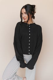 Piper Cardigan in Dark Chocolate