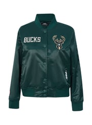 Women's Pro Standard Game Day Milwaukee Bucks Satin Jacket