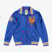Men's  Royal New York Mets 1986 Authentic Batting Practice Full-Zip Jacket