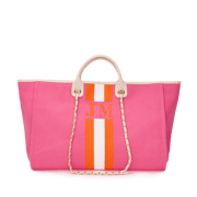 The Lily Canvas Tote - Hot Pink