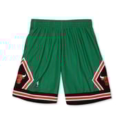 Men's Mitchell & Ness Chicago Bulls Hardwood Classic Green Reload Swingman Shorts