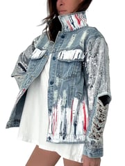 EARLY ACCESS 'Red, White and Beyond' Painted Jacket