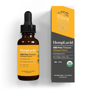 Organic Full-Spectrum CBD for Dogs & Pets Tincture - Chicken Flavor