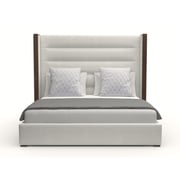 Ally Upholstered Wingback Bed