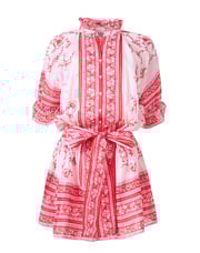 Blouson Red Print Dress