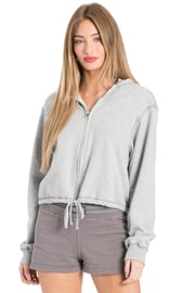 Vintage Relaxed Zip-Up Hoodie