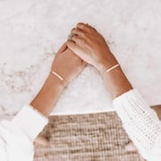 Mother-Daughter Bar Bracelet Set