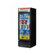True GDM-23F-HC~TSL01 27" One Section Display Freezer w/ Left Hinged Swing Door - Bottom Mount Compressor, Black, 115v
