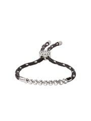 JAMES BEZEL NOIR ET BLANC PARACORD BRACELET, GOLD