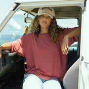 Perfect Oversized Bamboo Tee, Scarlet