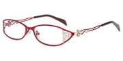 Women's semi-rimless Metal eyeglasses | Firmoo.com