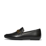 Women's Delicato Square-Chain Leather Loafers | FitFlop US