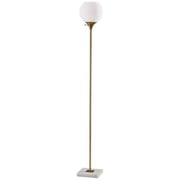 Fiona Antique Brass Torchiere Floor Lamp
