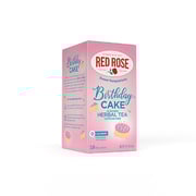 Red Rose Birthday Cake Tea - 18ct