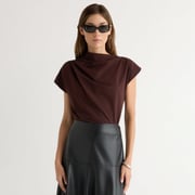 Kenny Asymmetric-Neck Tee