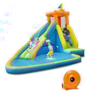 Inflatable Water Slide Kids Bounce House with 740W Blower