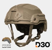 Ballistic Helmet Gen 2 Coyote Brown with Helmet Cover