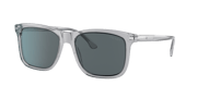 PRADA PR 18WS Grey Crystal - Men Luxury Sunglasses, Blue Lens