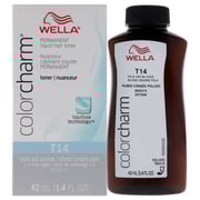 Wella Color Charm Permanent Toner - T14 Pale Ash Blonde For Unisex 1.4 oz Toner