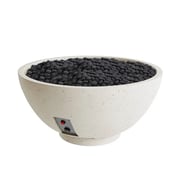 FireGear Sanctuary 3 Round 30" Fire Table in Arctic White