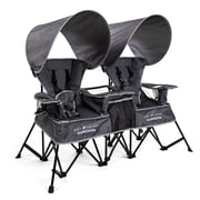 Go With Me® Duo Deluxe Portable Double Chair - Grey